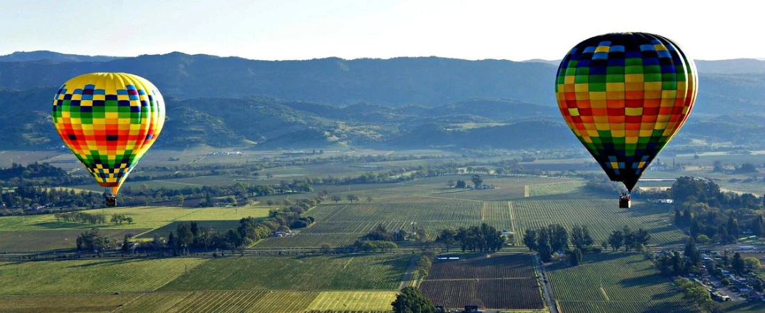 A Breathtaking Journey: Hot Air Balloon Ride Over Napa Valley, California
